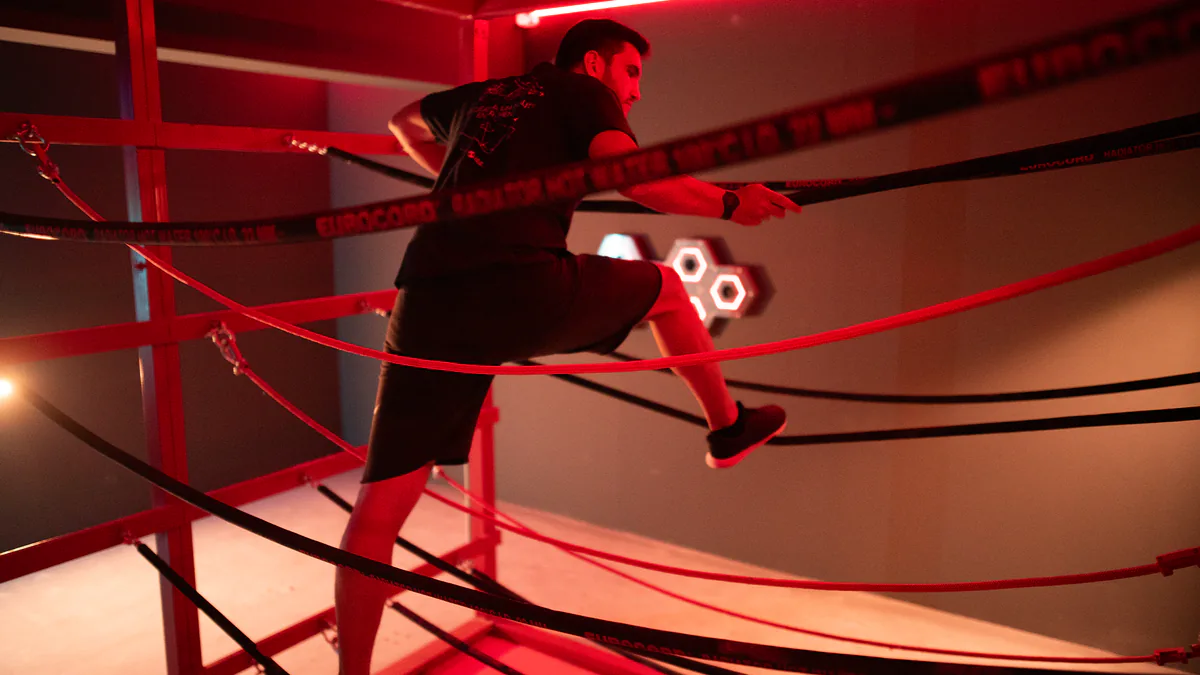 Red Ropes Area challenge room by CUBE Challenges — photo 3 of 3